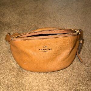 Coach Tan Leather Women's Fanny Pack